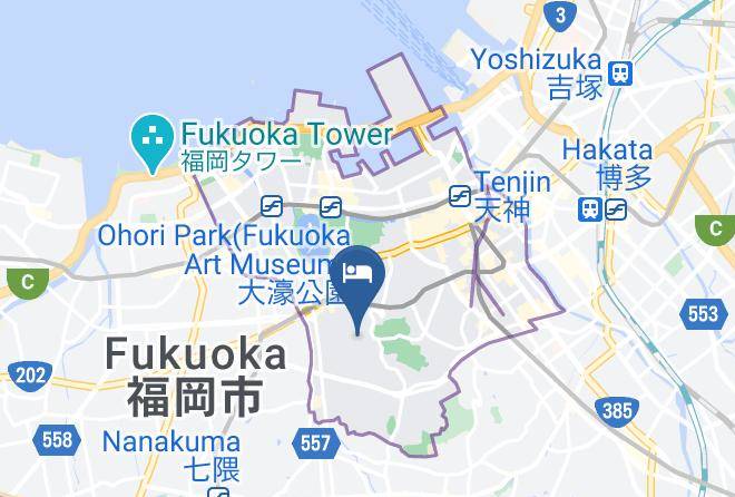Fukuoka City Chuo Ward - Agora Fukuoka Hilltop Maps
