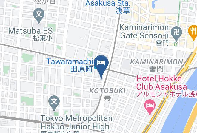 Taito Ward - Agora Place Asakusa Maps