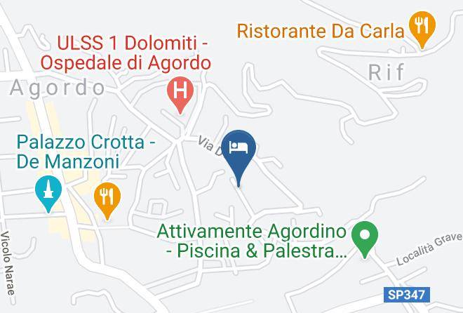 Belluno - Agordo Cerbiatto Maps