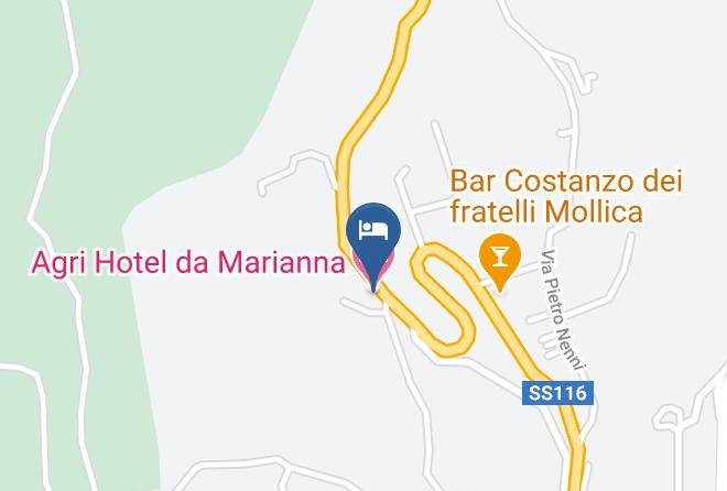 Messina - Agri Hotel Da Marianna Maps
