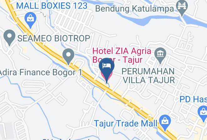 Hotel Zia Agria Bogor Tajur Map