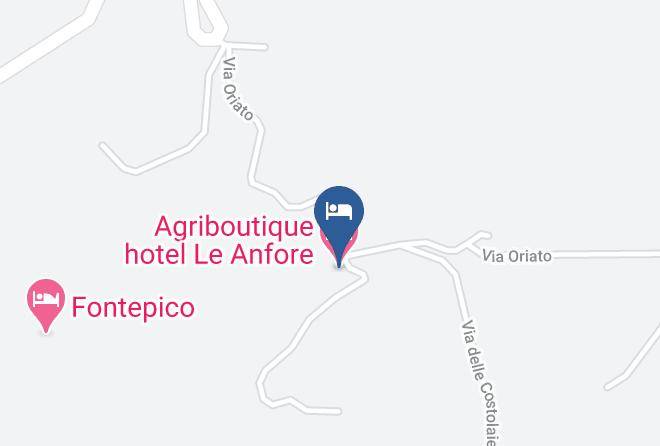 Siena - Agriboutique Hotel Le Anfore Maps
