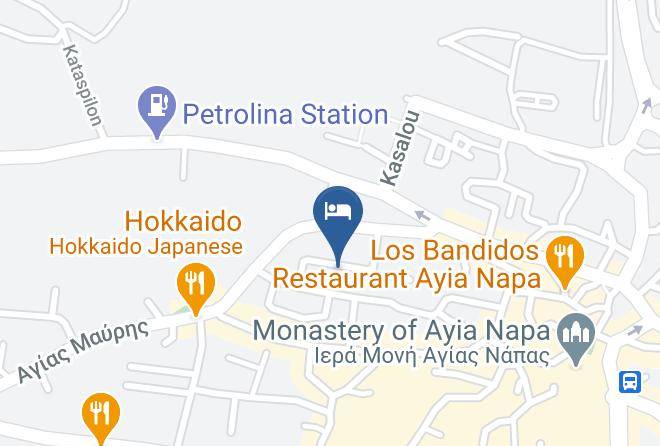 Cyprus - Agrino Hotel Apartments Maps