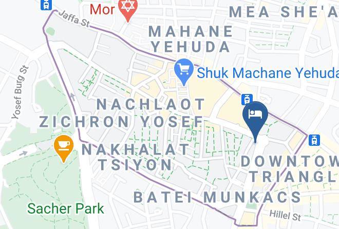 Jerusalem - Agripas Boutique Hotel Maps