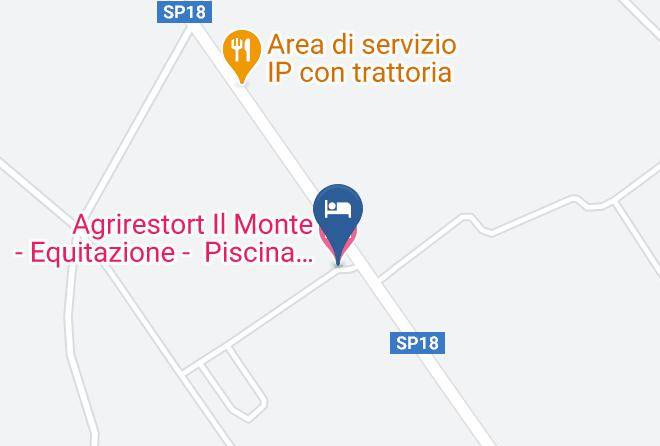 Lecce - Agrirestort Il Monte Equitazione Piscina Relax Maps