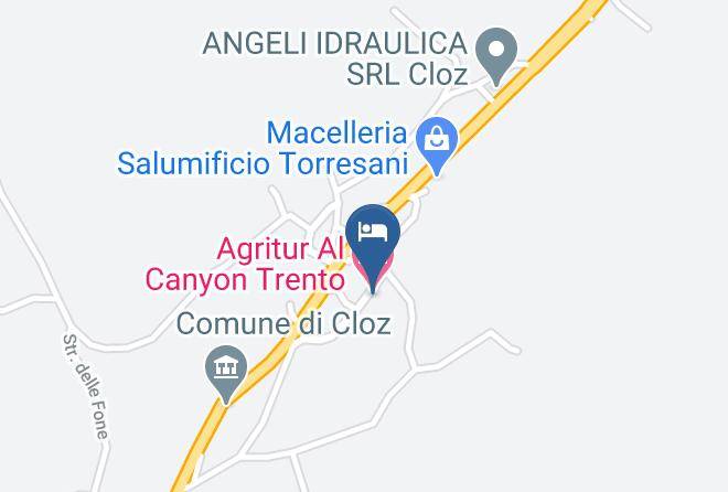 Trento - Agritur Al Canyon Trento Maps