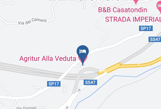 Trento - Agritur Alla Veduta Maps
