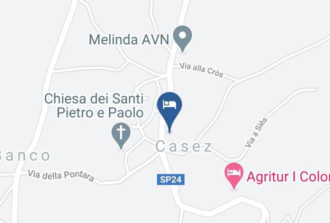 Trento - Agritur Ciastel Maps