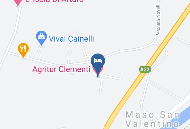 Trento - Agritur Clementi Maps
