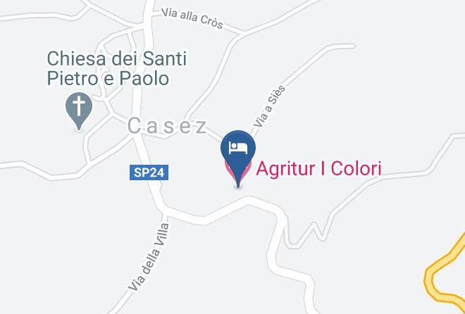 Trento - Agritur I Colori Maps