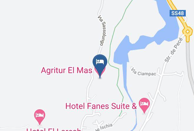 Agritur El Mas Map