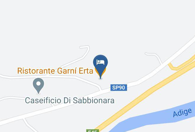 Trento - Ristorante Garni Erta Maps