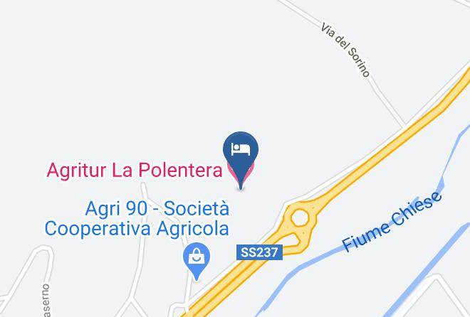 Trento - Agritur La Polentera Maps