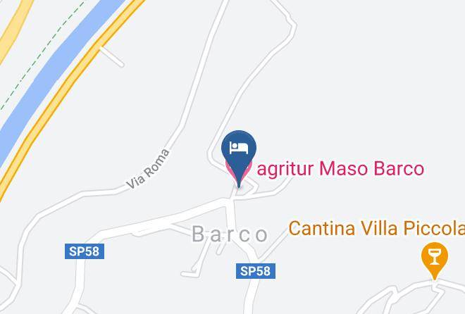 Trento - Agritur Maso Barco Maps