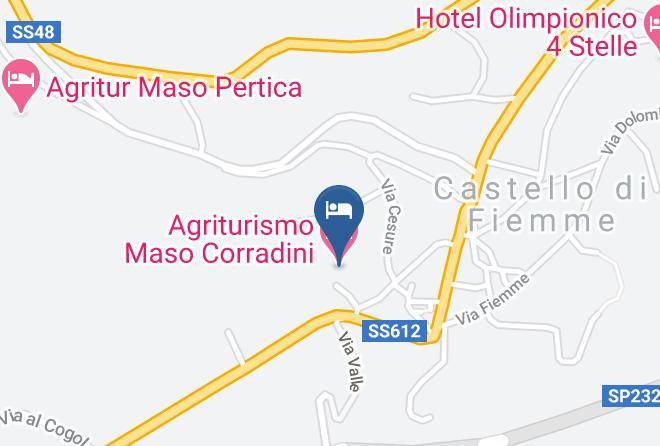 Trento - Agriturismo Maso Corradini Maps