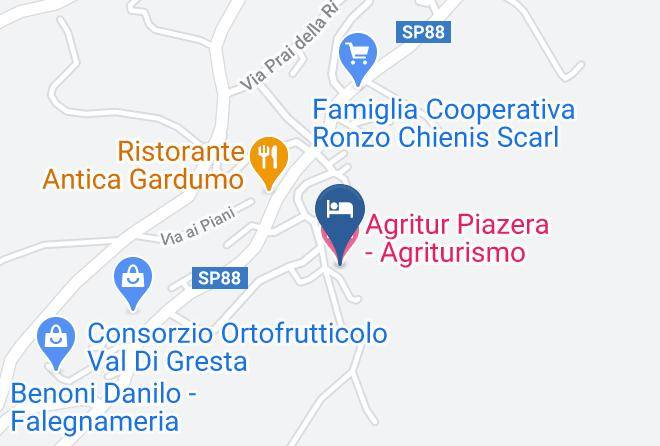 Trento - Agritur Piazera Agriturismo Maps