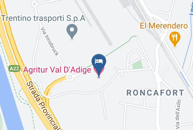 Agritur Val D'adige Map