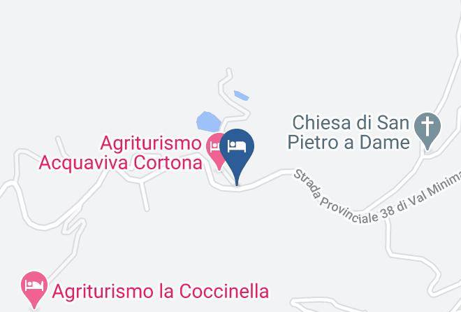 Arezzo - Agriturismo Acquaviva Cortona Maps
