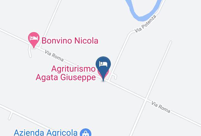 Matera - Agriturismo Agata Giuseppe Maps