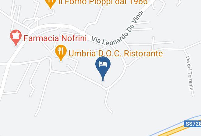 Perugia - Agriturismo Agri&golf Rossoporpora Maps