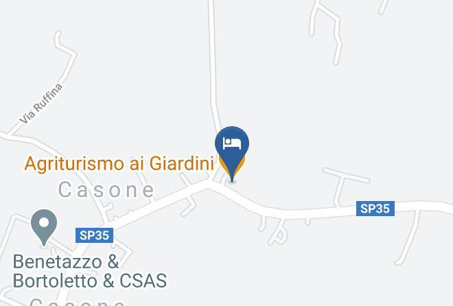 Padua - Agriturismo Ai Giardini Maps