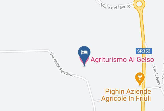 Udine - Agriturismo Al Gelso Maps