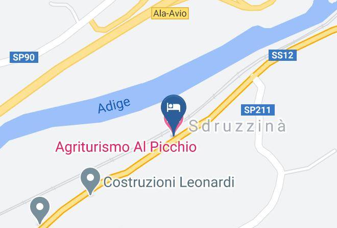Trento - Agriturismo Al Picchio Maps