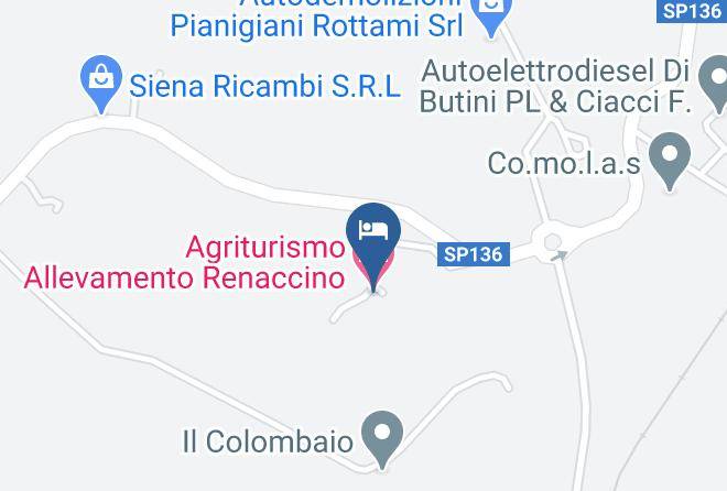 Siena - Agriturismo Allevamento Renaccino Maps