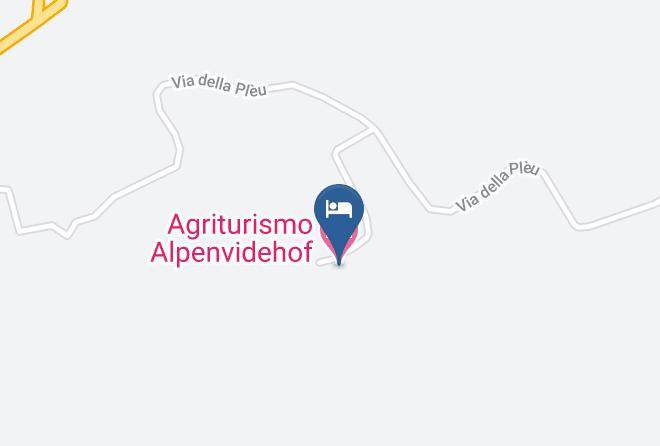 Agriturismo Alpenvidehof Map - Trentino Alto Adige - Trento