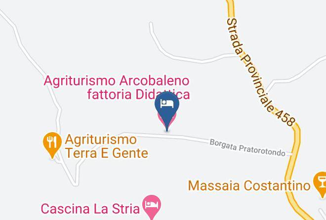 Asti - Agriturismo Arcobaleno Fattoria Didattica Maps