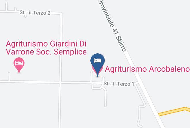 Grosseto - Agriturismo Arcobaleno Maps