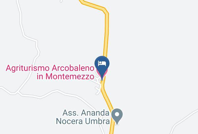 Perugia - Agriturismo Arcobaleno In Montemezzo Maps