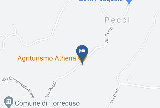 Benevento - Agriturismo Athena Maps