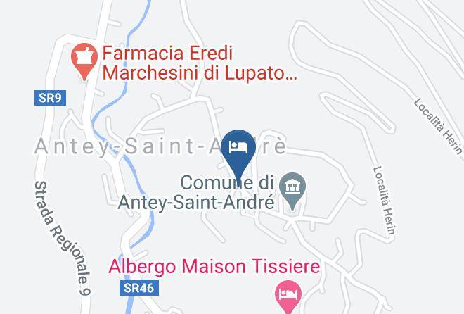 Aosta - Agriturismo Au Jardin Fleury Maps