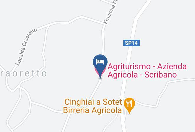 Udine - Agriturismo Azienda Agricola Scribano Maps