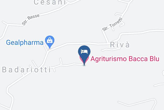 Turin - Agriturismo Bacca Blu Maps