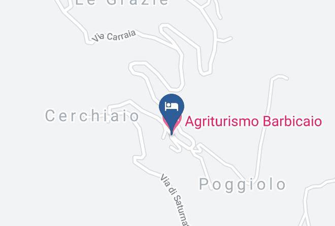 Pistoia - Agriturismo Barbicaio Maps