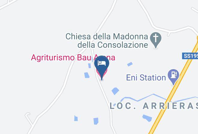 Cagliari - Agriturismo Bau Arena Maps