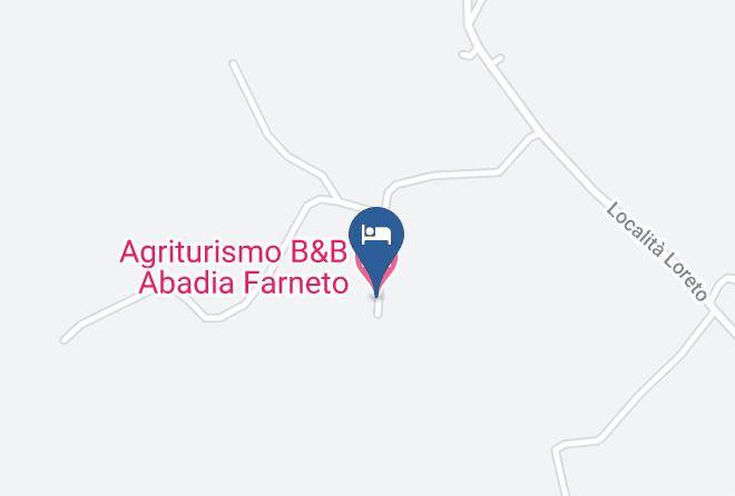 Perugia - Agriturismo B&b Abadia Farneto Maps