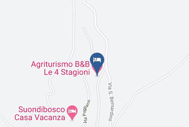 Perugia - Agriturismo B&b Le 4 Stagioni Maps