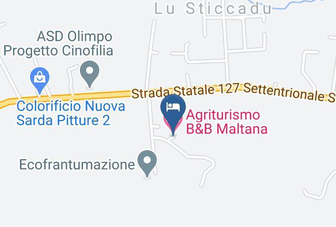 Sassari - Agriturismo B&b Maltana Maps