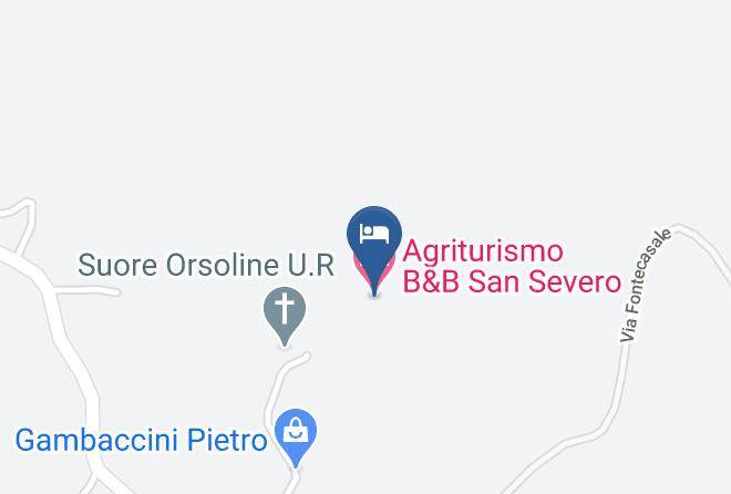 Pesaro And Urbino - Agriturismo B&b San Severo Maps