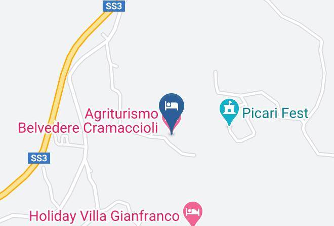 Terni - Agriturismo Belvedere Cramaccioli Maps