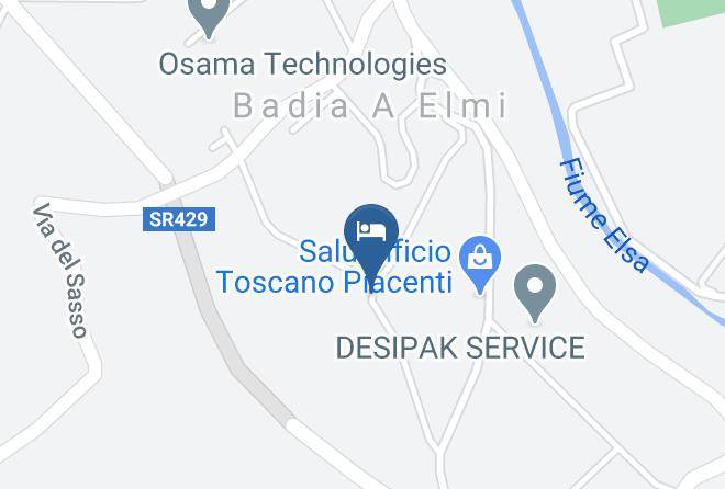 Siena - Agriturismo Bio Fattoria Bacio Maps