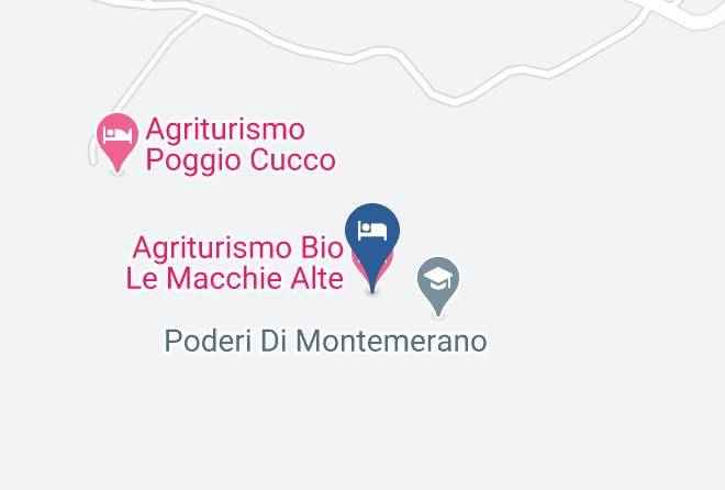 Grosseto - Agriturismo Bio Le Macchie Alte Maps