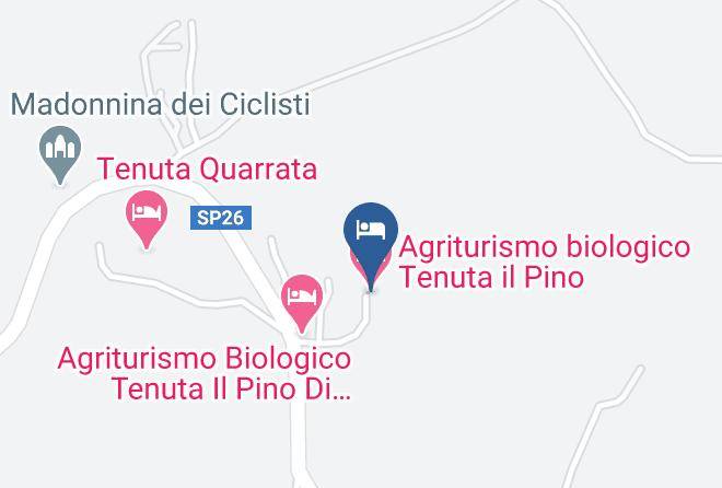 Pisa - Agriturismo Biologico Tenuta Il Pino Maps