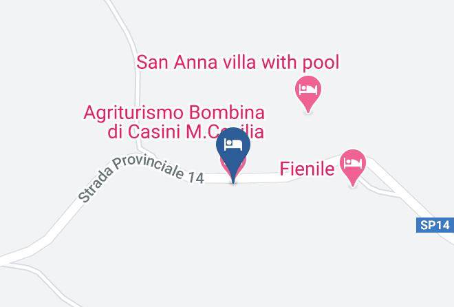 Siena - Agriturismo Bombina Di Casini M Cecilia Maps