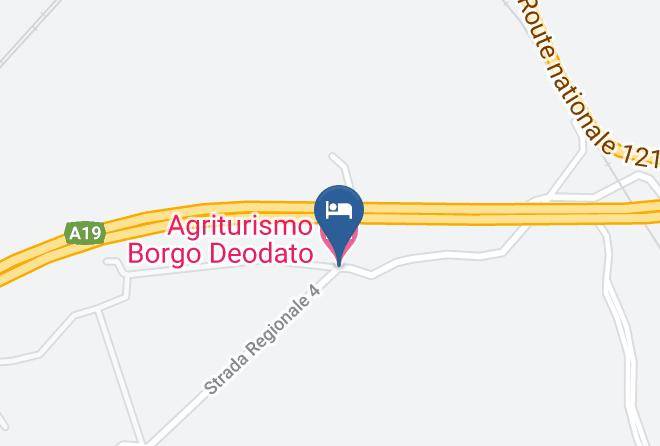 Enna - Agriturismo Borgo Deodato Maps