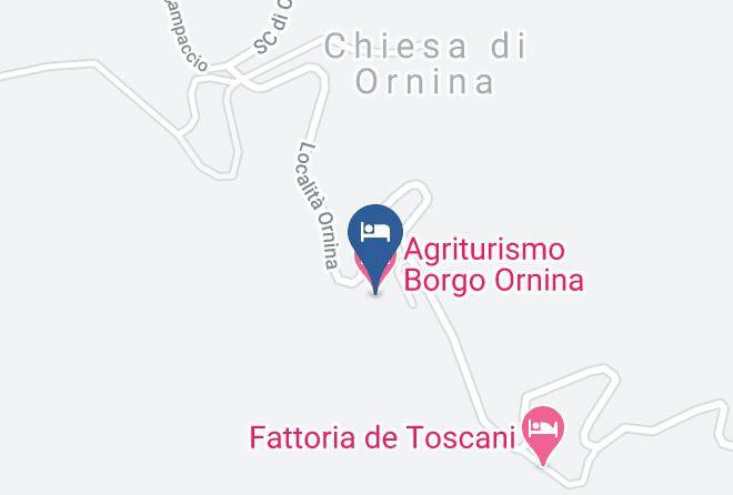 Arezzo - Agriturismo Borgo Ornina Maps