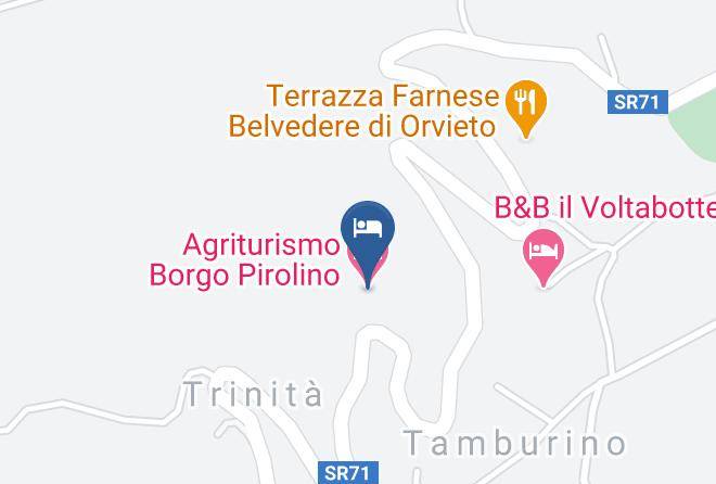 Terni - Agriturismo Borgo Pirolino Maps